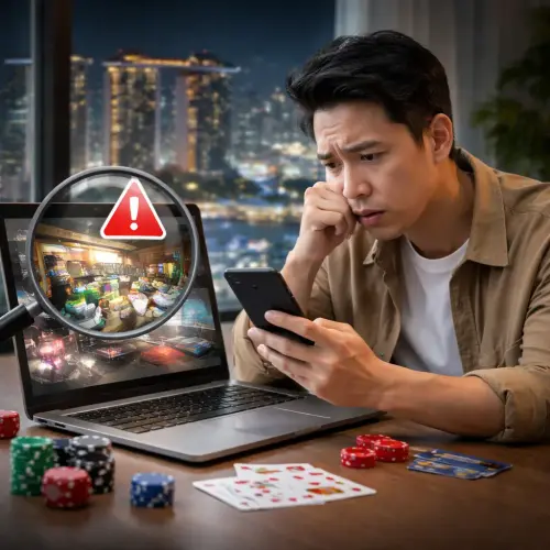 Avoid fake casino sites Singapore, fake casino sites Singapore, avoid scam casinos Singapore, legitimate online casinos Singapore